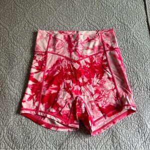 Balance Athletica Women's Pink Tie-Dye Shorts